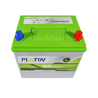 Акумулятор PLATIN EFB Asia 65Ah 650A R+ (правий +) SMF D23