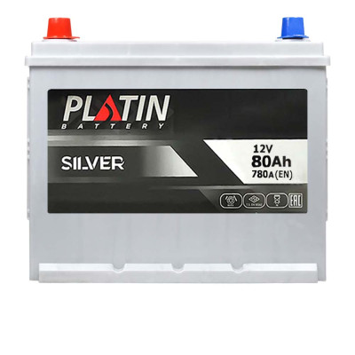 Акумулятор PLATIN 80Ah 780A L+ Silver Asia SMF N50