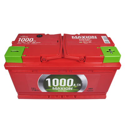 Акумулятор MAXION 110Ah 1000A Diesel R+ (правий +) MF L5 (Туреччина)