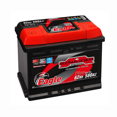 Акумулятор SZNAJDER Plus 62Ah 580A L+ (лівий +) 562 96
