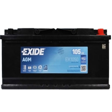 Акумулятор EXIDE AGM 105Аh 950A EK1050 Start-Stop R+ (правий +)