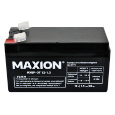 Промисловий акумулятор MAXION AGM BP OT 12V 1.3Ah R+ (правий +) 12-1.3