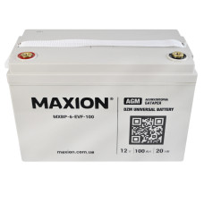 Промисловий акумулятор MAXION AGM 12V 100Ah L+ (лівий +) BP-6 EVF 100