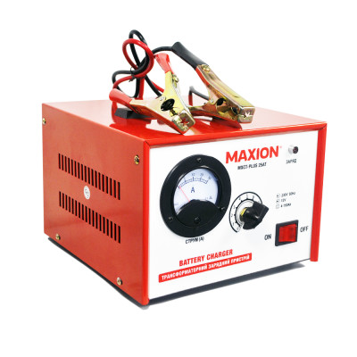 Трансформаторний зарядний пристрій MAXION PLUS 25AT (12V)