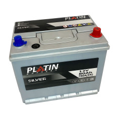 Акумулятор PLATIN 80Ah 780A R+ Silver Asia SMF N50