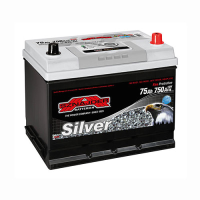Акумулятор SZNAJDER 75Аh 750А R+ Silver Calcium Asia (правий +) 575 A0