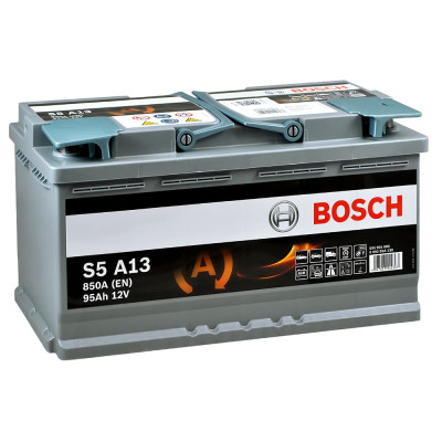 Акумулятор BOSCH AGM 95Ah 850A R+ (правий +) S5A 130