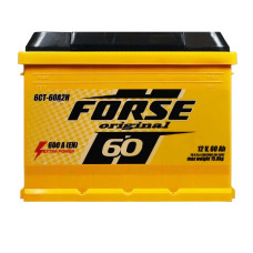 Акумулятор FORSE 60Ah 600A R+ (правий +) L2 (ISTA)