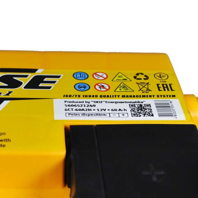 Акумулятор FORSE 60Ah 600A R+ (правий +) L2 (ISTA)