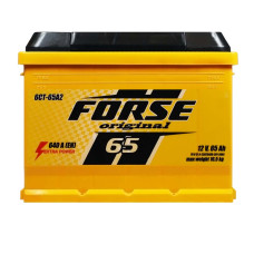 Акумулятор FORSE 65Ah 640A L+ (лівий +) (ISTA)