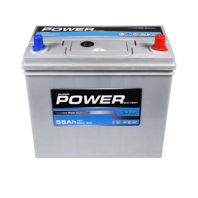 Акумулятор POWER 55Ah 520A Silver Asia R+ (правий +) NS60 SMF