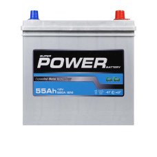 Акумулятор POWER 55Ah 520A Silver Asia R+ (правий +) NS60 SMF