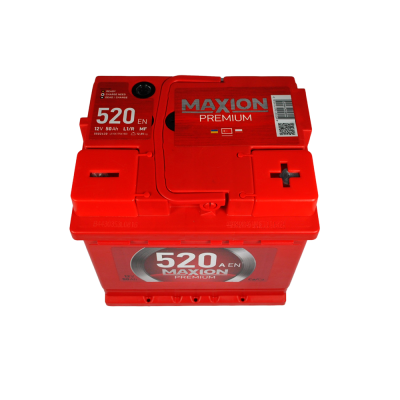 Акумулятор MAXION 50Аh 520A Premium R+ (правий +) TR L1 (Туреччина) Акумулятор MAXION 50Аh 520A Premium R+ (правий +) TR L1 (Туреччина)
