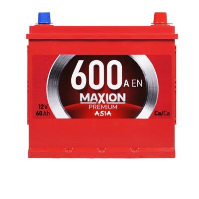 Акумулятор MAXION 60Аh 600A Premium Asia R+ (правий +) D23 (Туреччина)