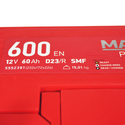 Акумулятор MAXION 60Аh 600A Premium Asia R+ (правий +) D23 (Туреччина)