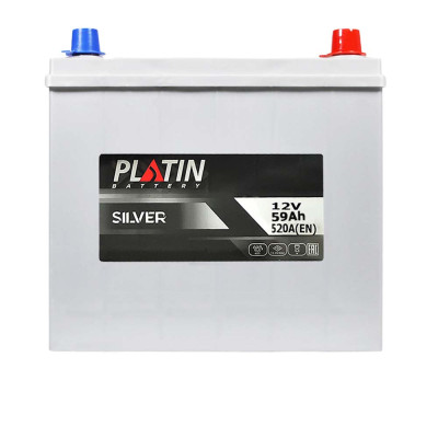 Акумулятор PLATIN Silver Asia 59Ah 520A R+ (правий +) SMF