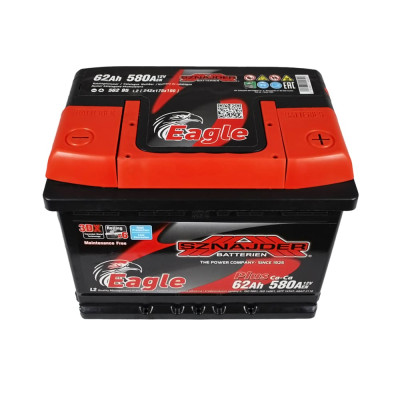 Аккумулятор SZNAJDER Plus 62Ah 580A R+ (правый +) 562 95