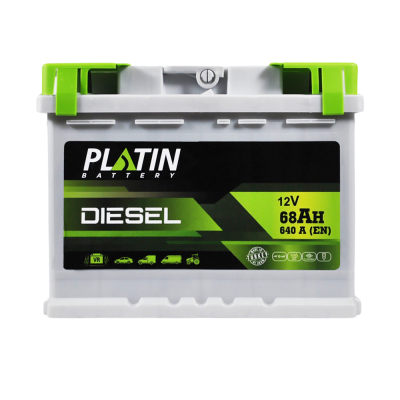 Акумулятор PLATIN 68Ah 640A Silver Diesel R+ (правий +) MF L2
