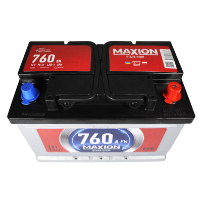 Акумулятор MAXION EFB 75Ah 760A R+ (правий +) SMF L3B (Туреччина)