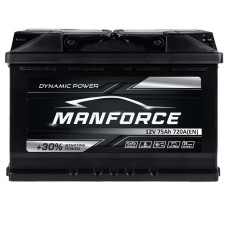 Акумулятор MANFORСE 75Ah 720A R+ (правий +) MF L3