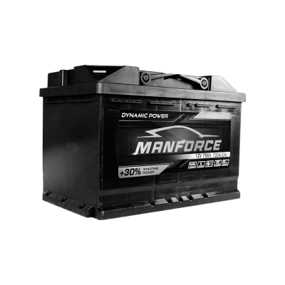 Акумулятор MANFORСE 75Ah 720A R+ (правий +) MF L3