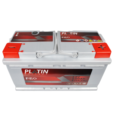 Аккумулятор PLATIN Pro 100Ah 870A R+ (правый +) MF L5
