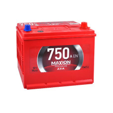 Акумулятор MAXION 75Ah 750A Premium Asia R+ (правий +) N50 (Туреччина)
