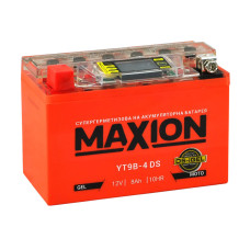 Мото акумулятор MAXION 12V 8A L+ (лівий +) YT 9B-4 DS (DS-iGEL)