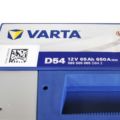 Аккумулятор VARTA  EFB 65Ah 650A R+ Blue Dynamic (правый +) D54