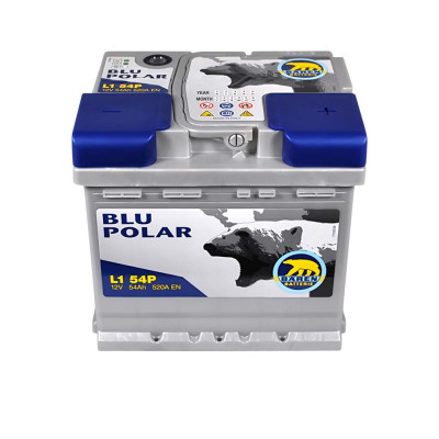 Акумулятор BAREN 54Аh 520А Blu polar R+ (правий +) Акумулятор BAREN 54Аh 520А Blu polar R+ (правий +)