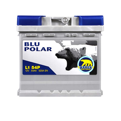 Акумулятор BAREN 54Аh 520А Blu polar R+ (правий +)