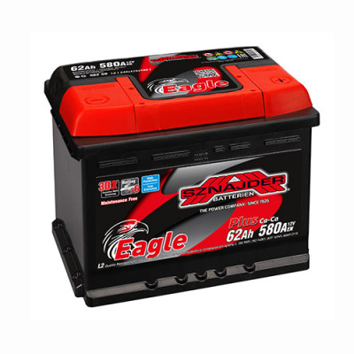 Аккумулятор SZNAJDER Plus 62Ah 580A R+ (правый +) 562 95