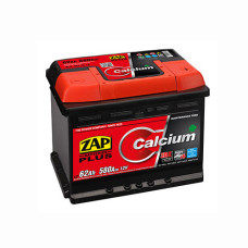 Акумулятор ZAP Plus 62Ah 580A R+ (правий +) 562 98