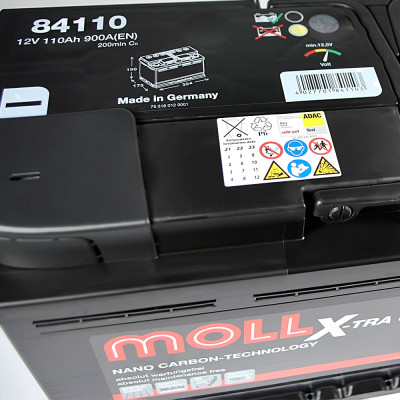 Акумулятор MOLL 110Ah 900A R+ X-Tra Charge  (правий +) (L6)