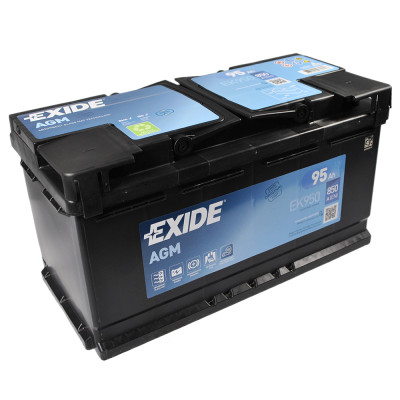 Аккумулятор EXIDE AGM 95Аh 850A (EK950) Start-Stop R+ (правый +) Аккумулятор EXIDE AGM 95Аh 850A (EK950) Start-Stop R+ (правый +)