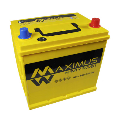 Акумулятор MAXIMUS 65Ah 650A R+ Asia smf (D23)