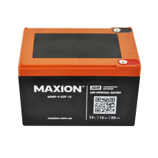Промисловий акумулятор MAXION AGM 12V 15Ah L+ (лівий +) BP-6 DZF 15