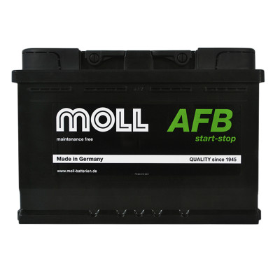 Аккумулятор MOLL AFB (L3) start/stop 76Ah 760A R+ (правый +)