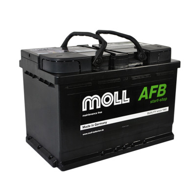 Аккумулятор MOLL AFB (L3) start/stop 76Ah 760A R+ (правый +)