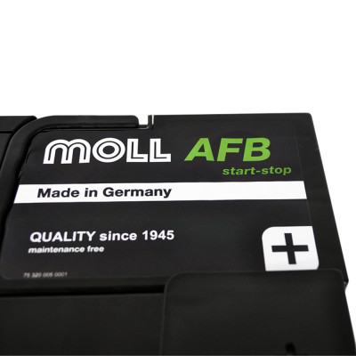 Аккумулятор MOLL AFB (L3) start/stop 76Ah 760A R+ (правый +)