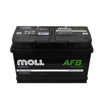 Аккумулятор MOLL AFB (L4) start/stop 86Ah 820A R+ (правый +)