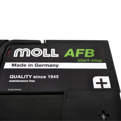 Аккумулятор MOLL AFB (L4) start/stop 86Ah 820A R+ (правый +)
