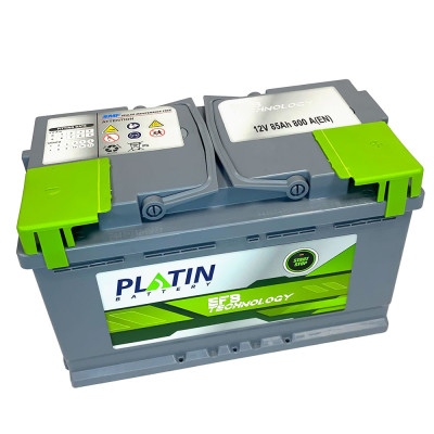 Акумулятор PLATIN EFB 85Ah 800A R+ (правий +) MF