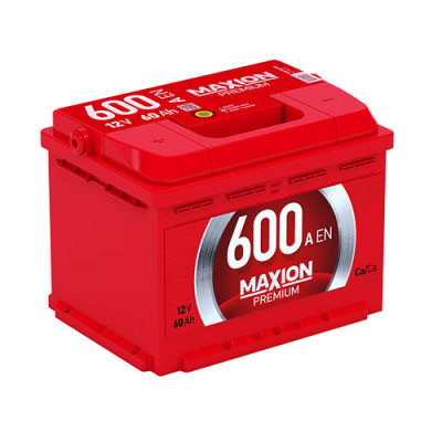 Акумулятор MAXION 60 Аh 600A Premium L+ (лівий +) (ISTA, Україна)