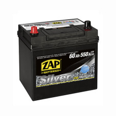 Акумулятор ZAP 60Аh 550А L+ Silver Calcium Asia 560 A1
