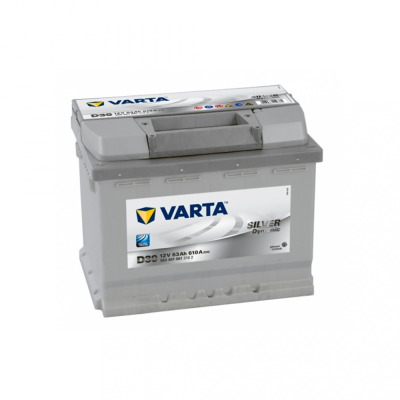 Акумулятор VARTA 63Ah 610A L+ Silver Dynamic (лівий +) D39