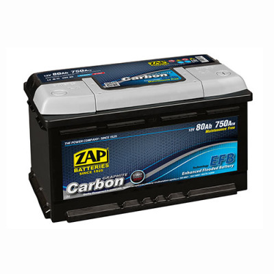 Акумулятор ZAP EFB 77Аh 750А Carbon R+ (правий +) 577 05