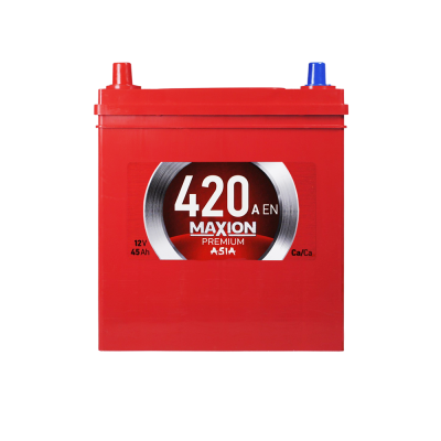 Акумулятор MAXION 45Ah 420A Premium Asia L+ (лівий +) NS40 (Туреччина) Акумулятор MAXION 45Ah 420A Premium Asia L+ (лівий +) NS40 (Туреччина)