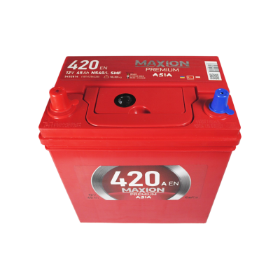 Акумулятор MAXION 45Ah 420A Premium Asia L+ (лівий +) NS40 (Туреччина) Акумулятор MAXION 45Ah 420A Premium Asia L+ (лівий +) NS40 (Туреччина)