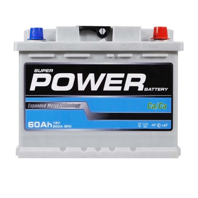 Акумулятор POWER 60Ah 600А Silver R+ (правий +) L2 MF